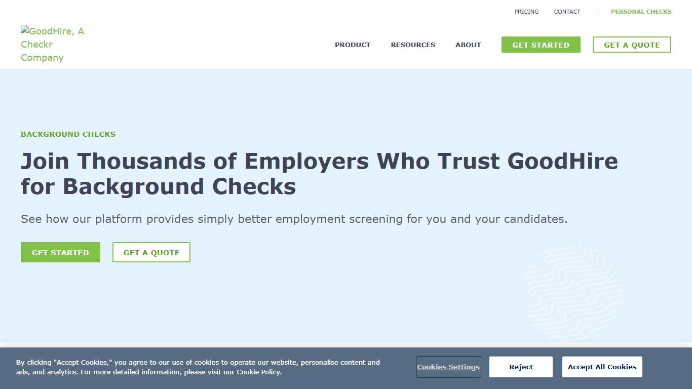 Employment Background Checks Fast, Reliable Results GoodHire